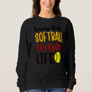 Camiseta Vivendo Aquele Primo Softball Life Softball Cousin