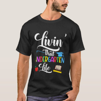 Camiseta Vivendo Aquele Professor Bonito Da Vida Do Jardim