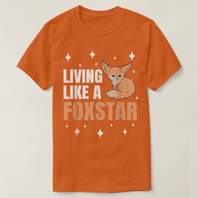 Camiseta Vivendo como uma citação de Fostar para um Fo Love (Frente do Design)