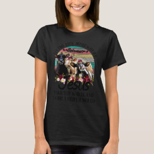 Camiseta Vivendo Em Algum Lugar Entre Jesus Leva A Roda