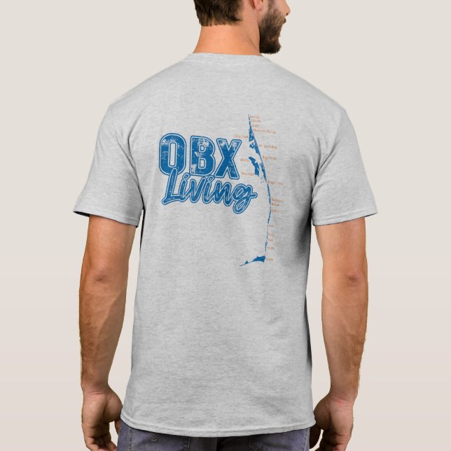 Camiseta Vivendo em OBX (Verso)