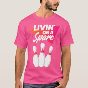 Camiseta Vivendo Em Uma Equipe De Boliches Sobressalentes P