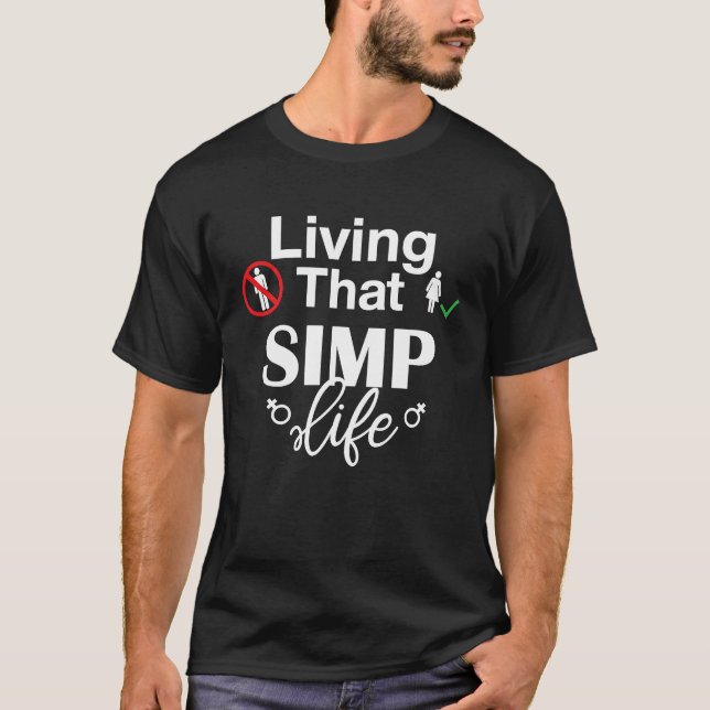 Camiseta Vivendo essa vida simples (Frente)