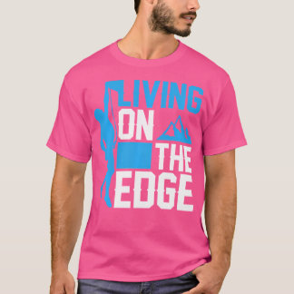 Camiseta Vivendo Na Borda - Escalada De Rock Climber
