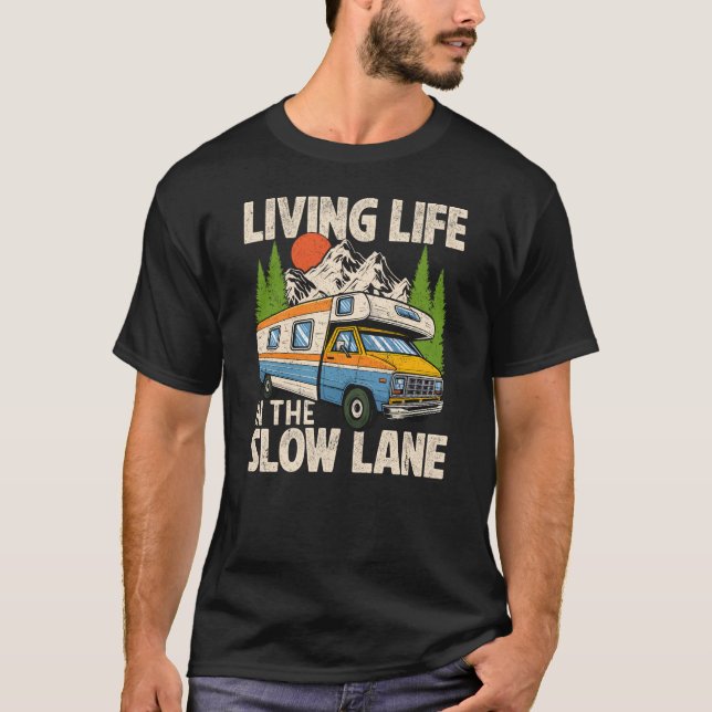 Camiseta Vivendo Na Lane Motorhome (Frente)