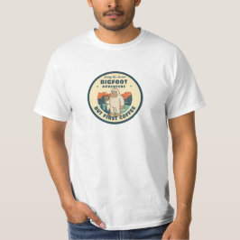 Camiseta Vivendo na Teia da Aventura Bigfoot