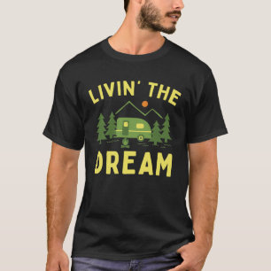 Camiseta Vivendo No Acampamento De Sonhos RV