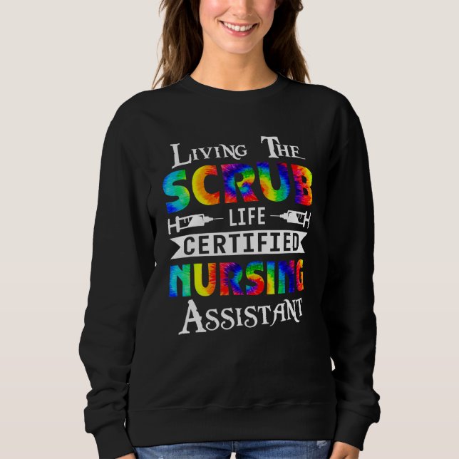Camiseta Vivendo O Assistente De Enfermagem Com Certificaçã (Frente)