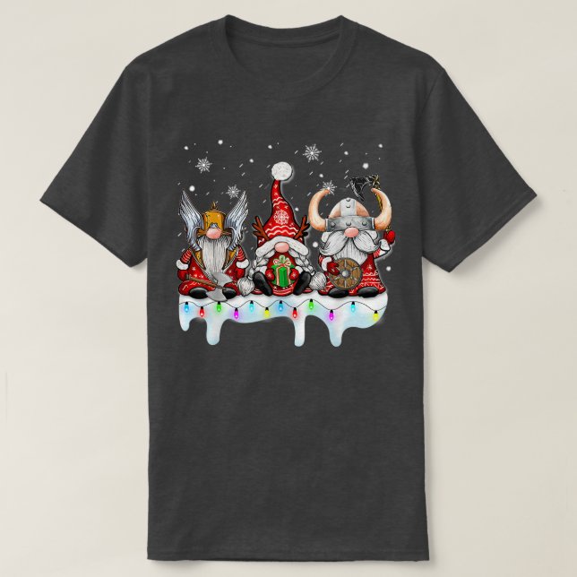 Camiseta Vivendo o Natal Gnomo Norse Mythology Pajamas (Frente do Design)