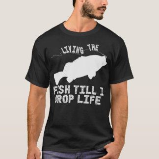 Camiseta Vivendo O Peixe Até Eu Deixar A Vida Engraçada.
