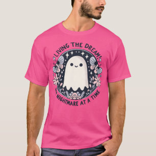 Camiseta Vivendo O Sonho - Fantasma Bonito