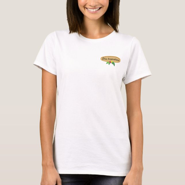 Camiseta Vivendo o sonho para senhoras (Frente)