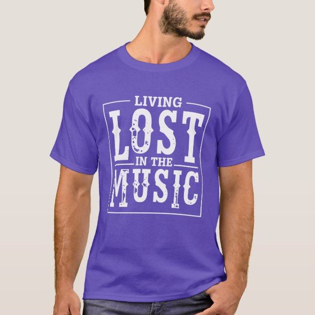 Camiseta Vivendo Perdido no Produtor de Música (Frente)