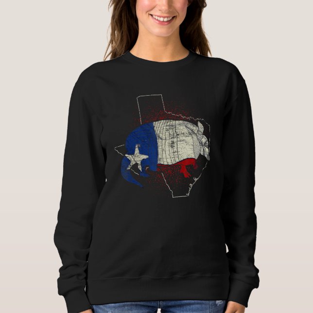 Camiseta Vivente selvagem Patriótica do Texas Texan Pride A (Frente)