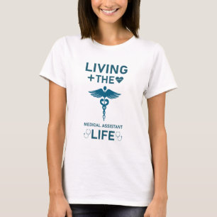 Camiseta Viver a vida de assistente médico - Enfermeiro
