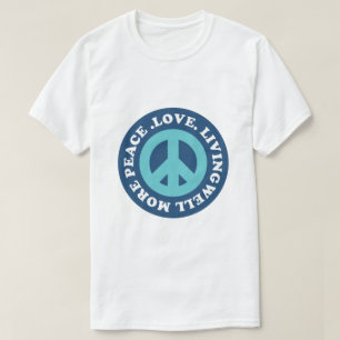 Camiseta Viver Bem – Design de Tipografia da Paz