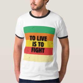 Camiseta Viver É Lutar - As Bandas Retro São Inspirativas