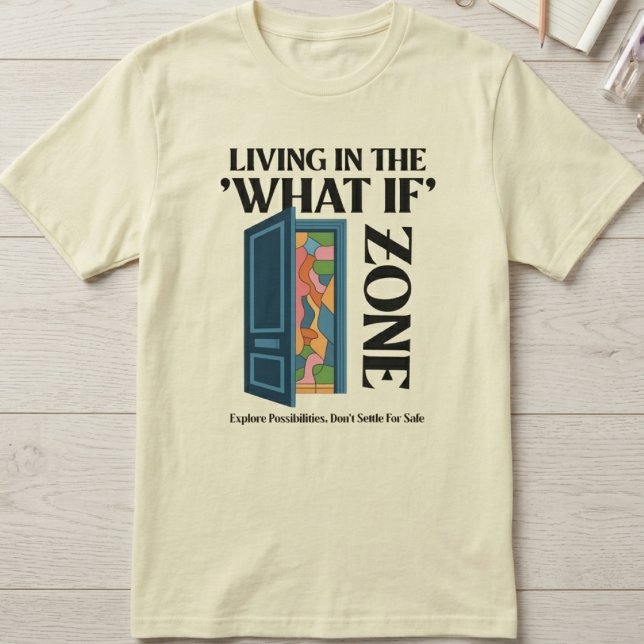 Camiseta Viver na Zona do E Se - Explore Possibilidades (Criador carregado)