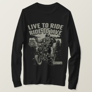 Camiseta Viver para Andar, Andar para Viver Motocicleta