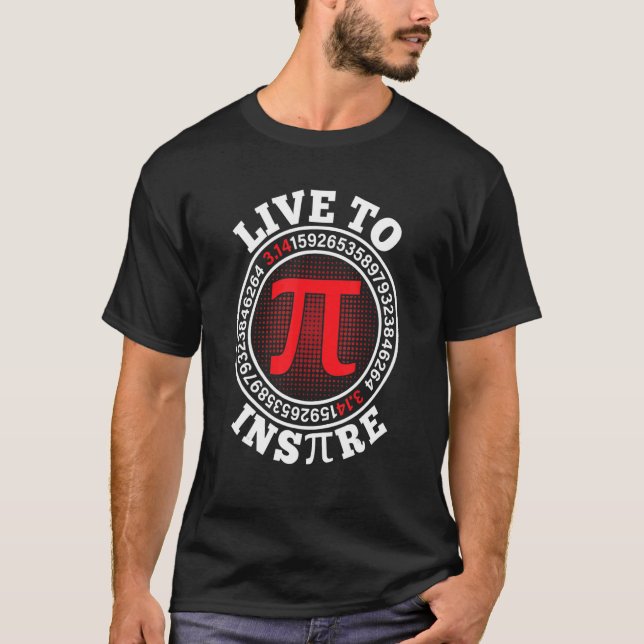 Camiseta Viver Para Inspirar A Matemática Dos Professores E (Frente)