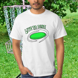 Camiseta Viver para o Disco, Golfe de Disco 