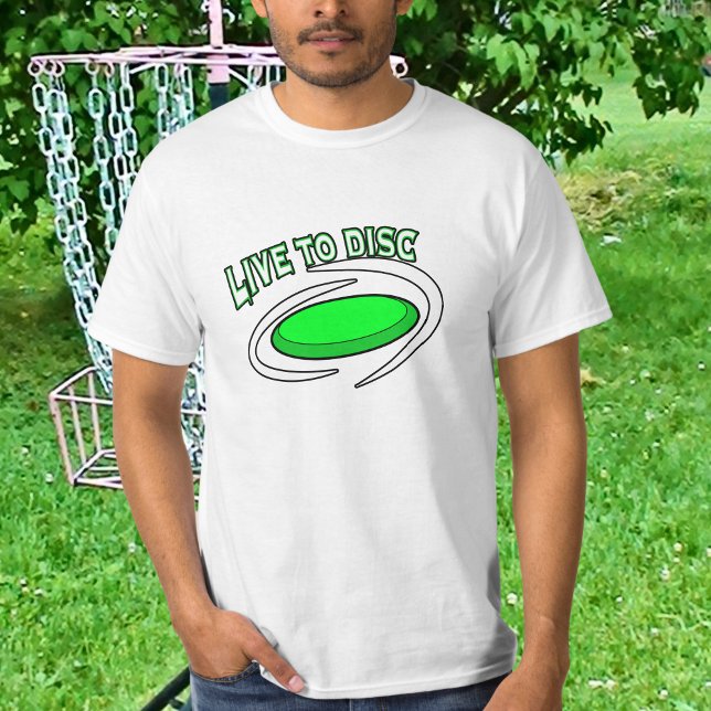Camiseta Viver para o Disco, Golfe de Disco  (Criador carregado)