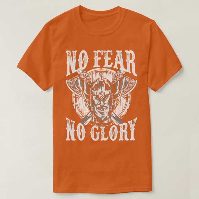 Camiseta Viver sem medo sem glória (Frente do Design)