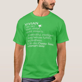 Camiseta Vivian Definition Vivian Female Name V