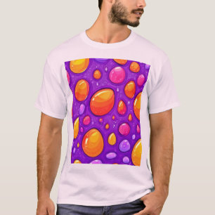 Camiseta Vivid Raindrop Cartoon Art