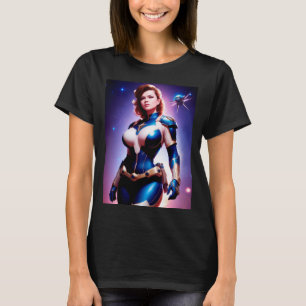 Camiseta Vivid Retro 50 Feminina no Sic Ranger Espacial
