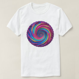 Camiseta Vívido Vórtex - Espiral em psicodélico