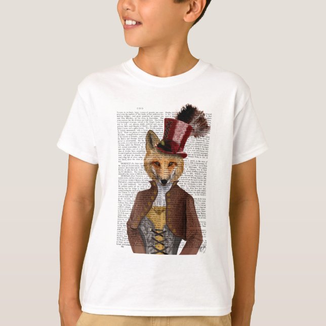 Camiseta Vivienne Steampunk Fox (Frente)