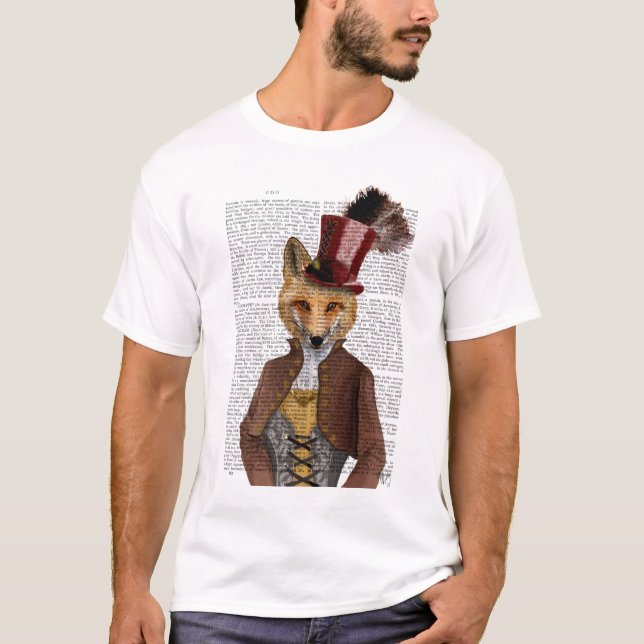 Camiseta Vivienne Steampunk Fox (Frente)
