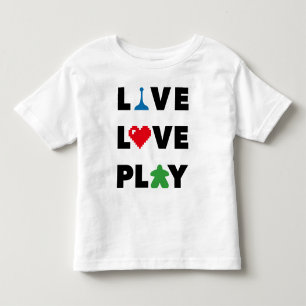 Camiseta Vivo, Amor, Tocar Texto Preto