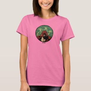 Camiseta VIVO & original (T do gorila/mulheres)