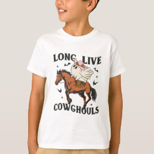 Camiseta Vivo - Vivos Cowghouts Ghost Cowgirl Halloween W