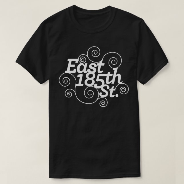 Camiseta Vizinhança Leste 185-Rua Euclid (Frente do Design)
