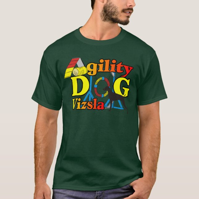 Camiseta Vizsla Agilidade Shirts Dons (Frente)