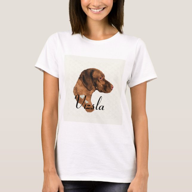 Camiseta Vizsla Art Gifts (Frente)