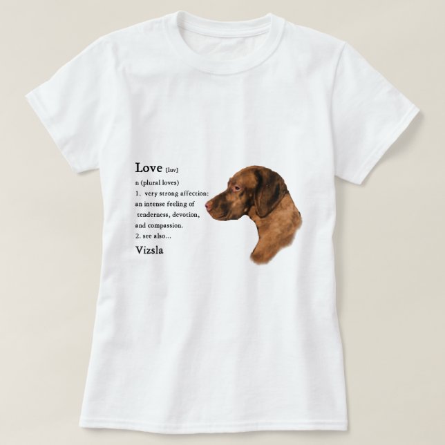 Camiseta Vizsla Art Gifts (Frente do Design)