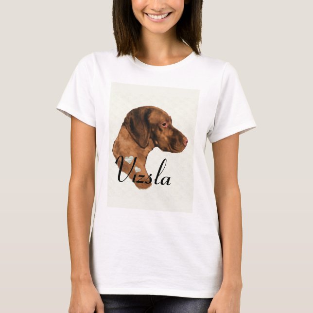 Camiseta Vizsla Art Gifts (Frente)