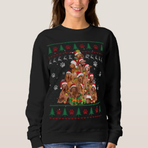 Camiseta Vizsla Christmas Dog Lover Gift Ugly Sweater Xmas