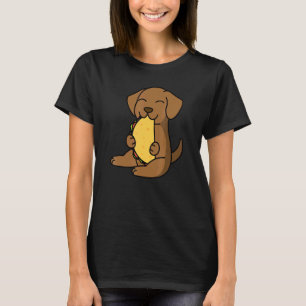 Camiseta Vizsla Comendo Um Cachorro De Taco