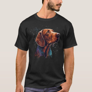 Camiseta Vizsla do Espaço Exterior no Astronauta Galáxia Vi