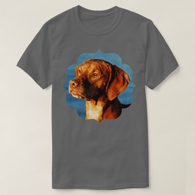 Camiseta Vizsla dog Hound (Frente do Design)