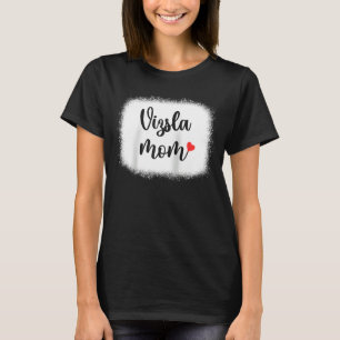 Camiseta Vizsla Dog Mãe Womens Vizsla Raglan