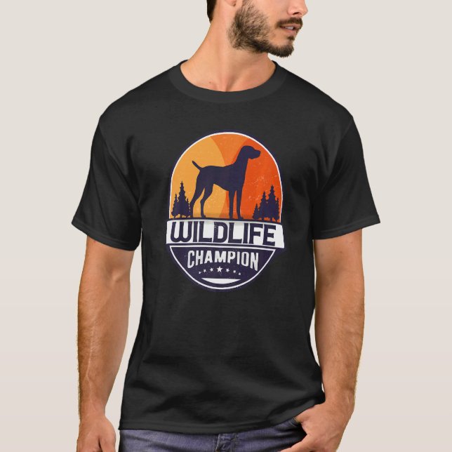 Camiseta Vizsla Dog Retro (Frente)