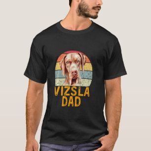Camiseta Vizsla Pai Húngaro Cachorro Engraçado Meus Cachorr