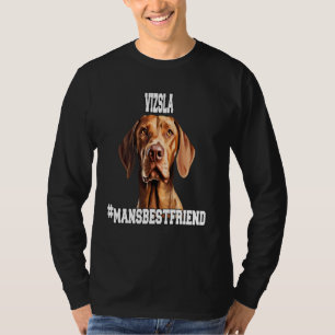 Camiseta Vizsla Pet Dog Proprietário de Watercolor Art Desi