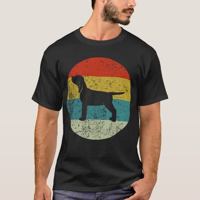 Camiseta vizsla retro vintage (Frente)